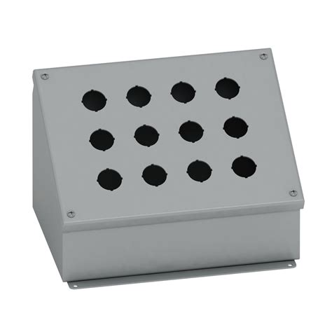 electrical enclosure push botton holes|push button enclosure sizes.